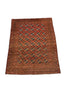 Hand Knotted Afghan Area Rug 6' 1" X 8' 7"