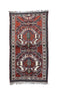 Vintage Tribal Kazak Rug 3' 4" X 6' 1" Handmade Rug