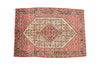 Vintage Persian Oriental Shiraz Area Rug 4' 8" X 6' 9" Handmade Rug