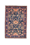 Vintage Hamadan Persian Rug 4' 5" X 6' 8" Handmade Rug