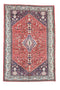 Vintage Persian Rug, Qashqai Rug, 6' 8" X 10' 0" Handmade Rug