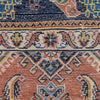 Persian Vintage Rug, Kashkoly Tribal Rug, Orange Blue, 3' x 5'