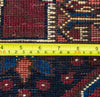 Vintage Persian Rug, Qashqai Rug, Wool Tribal Rug, Red and Blue Rug, 5' x 6' Rug