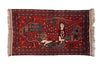 Tribal Vintage Afghan 2' 6" X 4' 3" Handmade Rug
