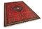 Oriental Shirwan Persian Pure Wool Rug, Red and Blue Rug, 5' x 8' Rug