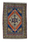 Vintage Kazak Turkish Rug 5' 0" X 6' 1" Handmade Rug