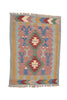 Oriental Turkish Kilim Turkish 3' 10" X 5' 2" Handmade Rug