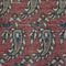 Oriental Tribal Abadeh Persian Wool Rug, Red and Beige Rug, 3' x 5' Rug