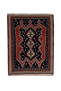 Vintage Afshar Persian Rug3' 6" X 4' 7" Handmade Rug
