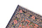 Persian Vintage Rug, Oriental Wool Tribal Rug, Orange Blue Rug, 4'5" x 6'5" Rug