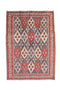 Vintage Persian Oriental Shiraz Area Rug  5' 5" X 7' 8" Handmade Rug
