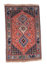 Oriental Yalamah Persian 2' 10" X 4' 2" Handmade Rug
