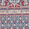Oriental Turkistani Handmade Oriental Silk Rug, Blue/Red
