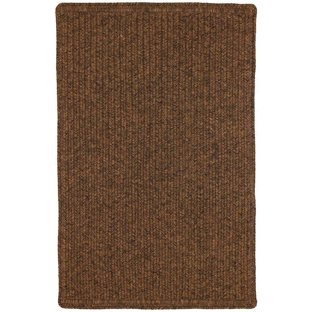 Homespice Decor Burnished Brown Indoor/Outdoor Braided Mat - Sky Home Decor