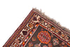 Vintage Persian Tribal Rug  4' 11" X 5' 10" Handmade Rug