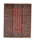 Vintage Kashmir Oriental Rug Wool and Cotton Rug 8' 3" X 10' 0" Handmade Rug