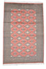 Vintage Pakistan Kashmiri Area Rug 6' 1" X 9' 3" Handmade Rug