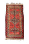 Vintage Tribal Afghan Area Rug 3' 9" X 7' 0" Bohemian