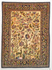 Oriental Qum Elegance Classic Persian Rug, Beige and Blue, 3' x 5' Rug