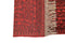 Vintage Afghan Red Rug 6' 6" X 9' 10" Handmade Rug