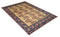 Vintage Persian Rug, Afshar Tribal Rug, Brown Blue 5 x 7 Rectangle