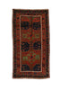 Vintage Kazak Turkish Rug 4' 5" X 8' 0" Handmade Rug