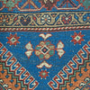 Oriental Yalamah Persian Pure Wool Tribal Rug, Blue/Orange
