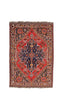 Vintage Persian Rug, Qashqai Rug, 3' 7" X 5' 1" Handmade Rug