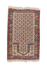 Vintage Tribal Kazak Rug 3' 4" X 5' 5" Handmade Rug