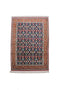 Antique Oriental Qum Persian Rug 3' 5" X 4' 10" Handmade Rug