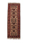 Vintage Tribal Kazak Rug 2' 7" X 7' 3" Handmade Rug