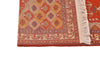 Vintage Oriental Persian Shirwan Rug 4' 1" X 5' 5" Handmade Rug