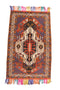 Vintage Hamadan Persian Rug 3' 11" X 6' 10" Handmade Rug