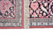 Vintage Kashmir Oriental Rug Wool and Cotton Rug 8' 0" X 11' 2" Handmade Rug