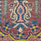 Vintage Persian Rug Bakhtiari, Tribal Rug, Rust Brown and Brown, 5.5 x 8 feet