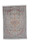 Vintage Kashmir Oriental Rug Wool and Cotton Rug 8' 0" X 11' 3" Handmade Rug