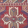 Vintage Kazak Turkish Rug, Wool Runner Rug, Red Beige, 2'5" x 10'