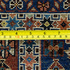 Oriental Yalamah Wool Persian Tribal Rug, Blue/Pink