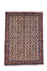 Vintage Persian Oriental Veramin 3' 6" X 4' 9" Handmade Rug
