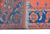 Vintage Persian Area Rug 8' 2" X 9' 6" Handmade Rug