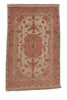 Persian Vintage Oriental Tabriz Rug 3' 3" X 5'  Handmade Rug