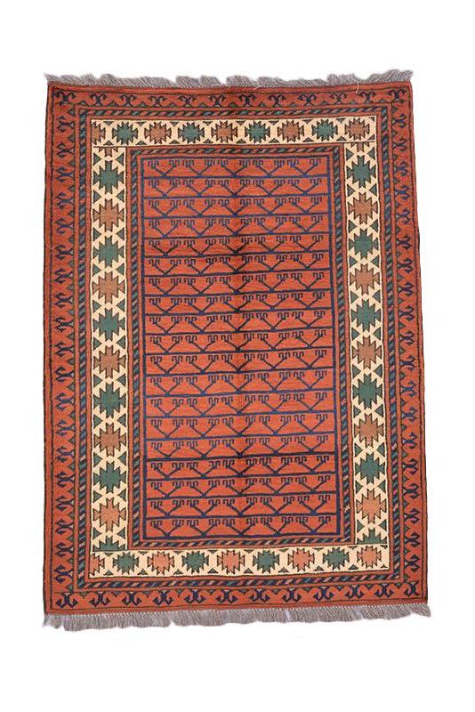 Vintage Persian Rug Kargahi 2' 10" X 3' 10" Handmade Rug