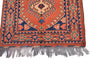 Vintage Persian Rug Kargahi Boho Tribal 2' 8" X 3' 11" Handmade Rug