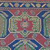 Vintage Persian Rug, Pure Wool Runner Rug, Dark Brown Green, 2' x 7'5"
