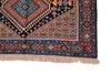 Oriental Yalamah Persian 3' 4" X 4' 8" Handmade Rug