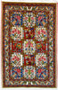 Vintage Persian Rug Bakhtiari  Tribal Pure Wool Rug, Blue Beige