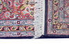 Vintage Kashmir Oriental Rug Wool and Cotton Rug 7' 10" X 10' 10" Handmade Rug