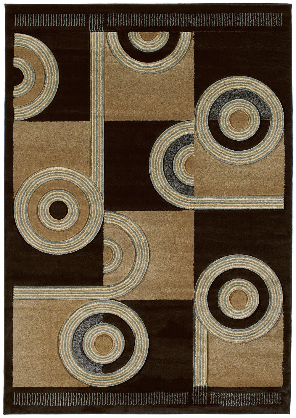 United Weaver Contours Spiral Canvas Area Rug — Rug Savings