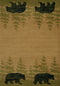 United Weaver Contours Cem Wooded Bear Area Rug