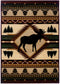 United Weaver Contours John Q Moose Wilderness Area Rug
